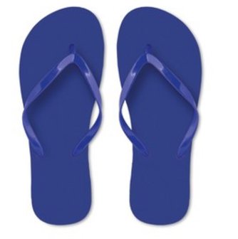 Flip Flop Flora Blauw